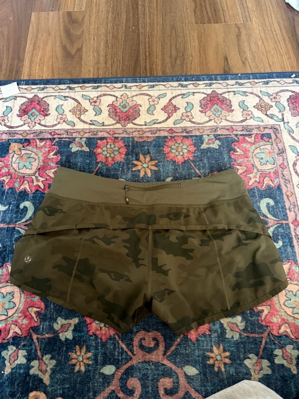 Lululemon camo speed up shorts